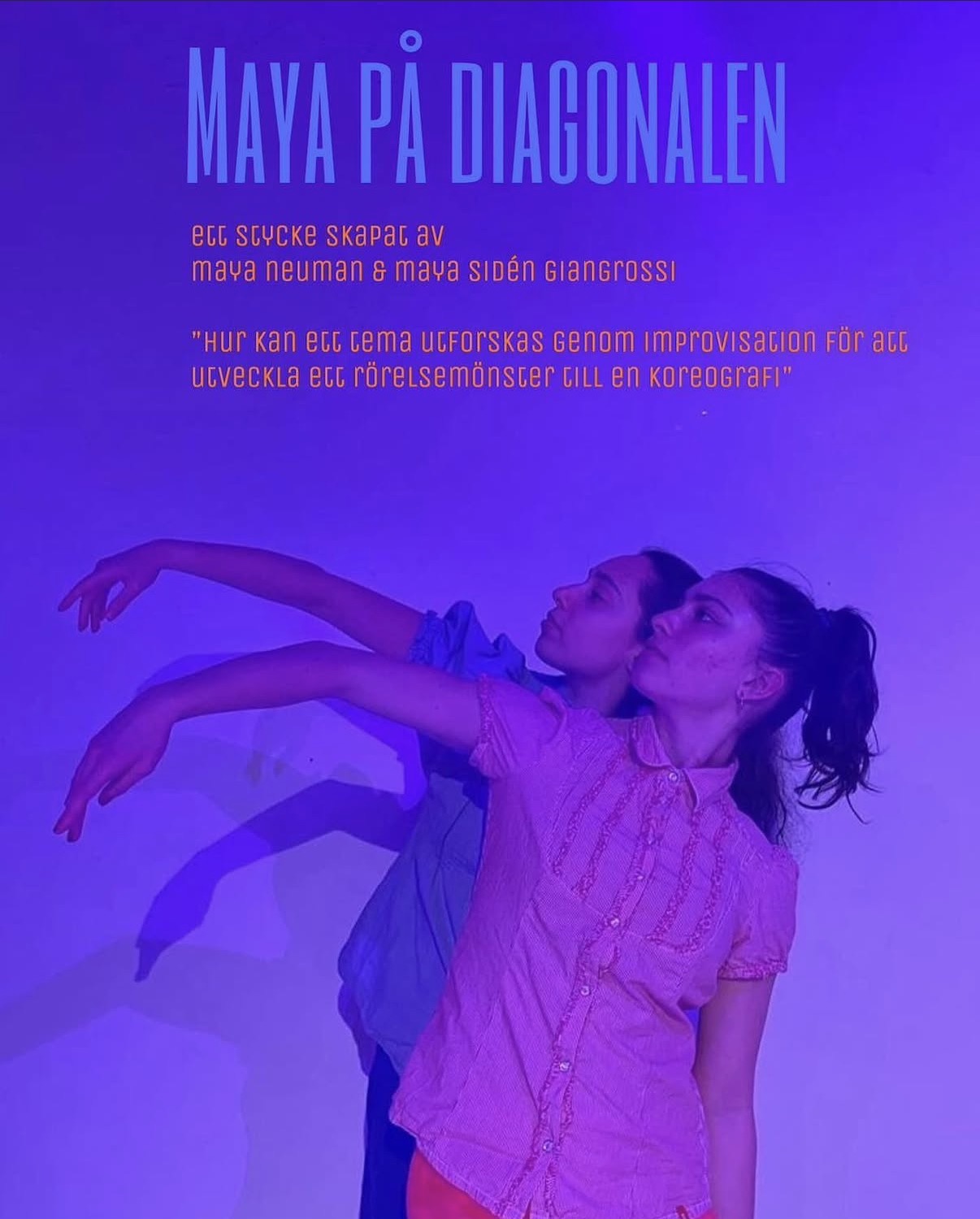 Maya på diagonalen — poster